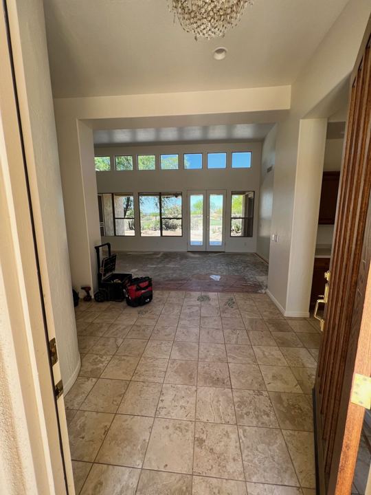 Entry toward the great room