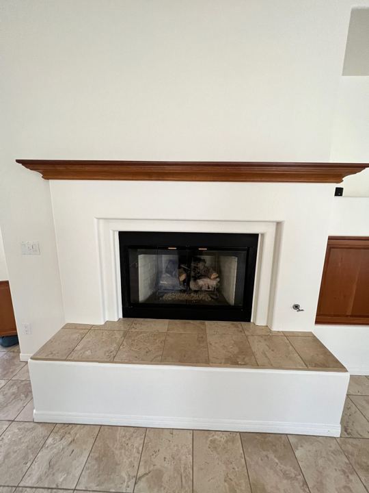 Original fireplace