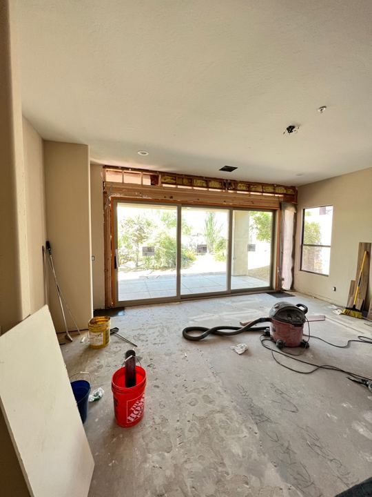 New flooring going down