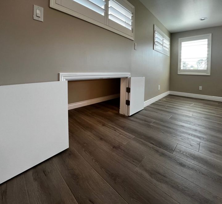 Under-eave storage