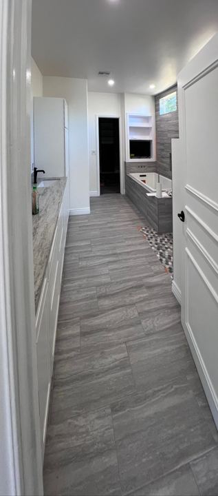 Entrance into the master bath