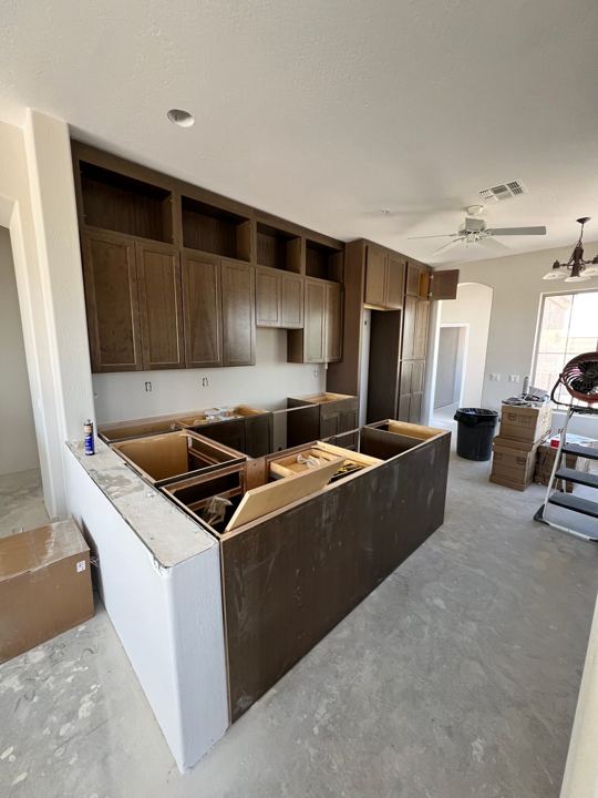 Island cabinets
