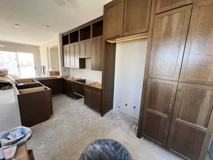 Tall cabinets and pantry doors