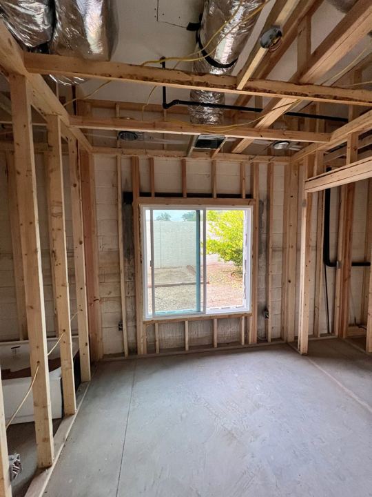 Bedroom framed