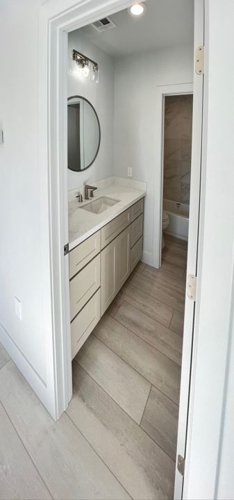 Second bathroom vanity