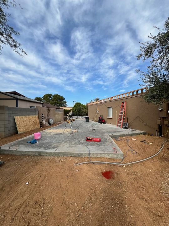 New slab poured