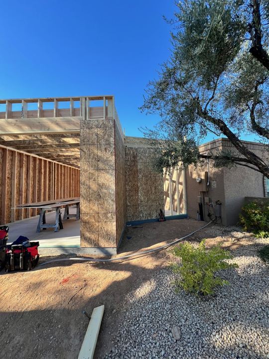 Framing from the side