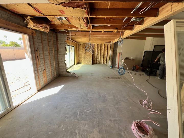 New windows along the addition