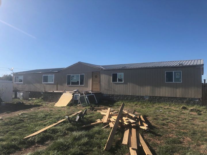 Back of the house before