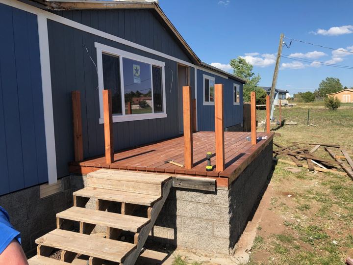 Deck and stairs