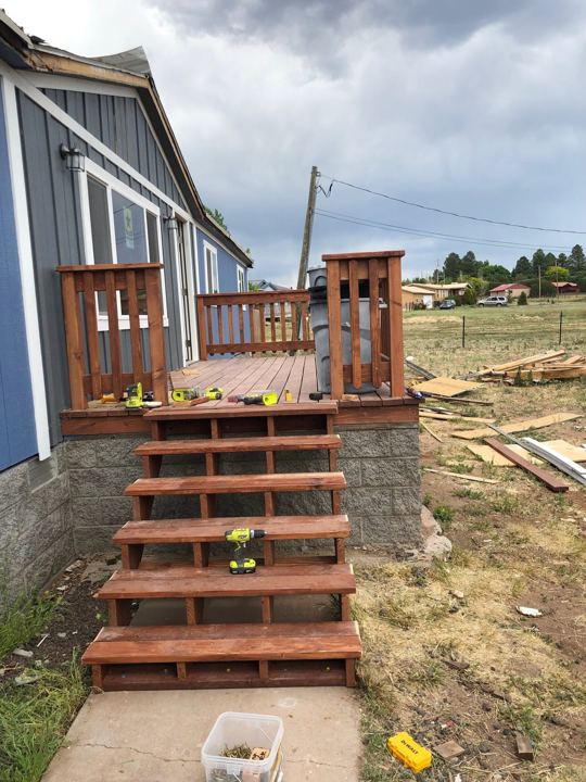 Deck stairs